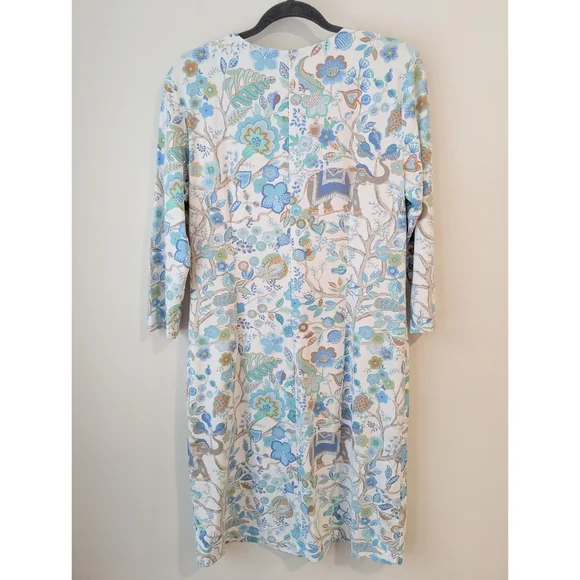 NEW J. McLaughlin Sophia Floral Elephant Print Dress - Picture 7 of 7